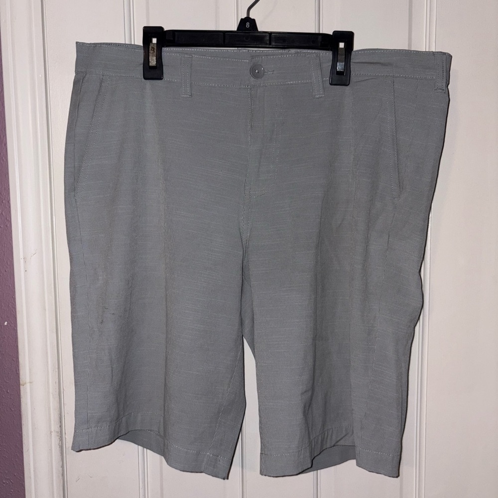 George Men's Light Gray Flat Front Shorts